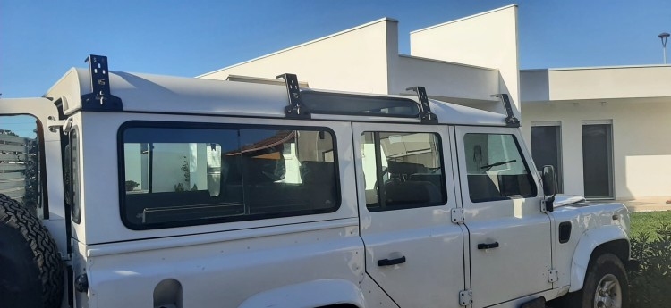 Fußsatz Stützfußsatz 220mm Land Rover Defender 90/110.jpg